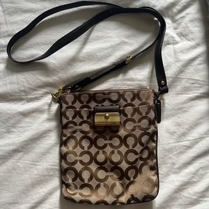 Y2K Coach Fabric Crossbody Bag